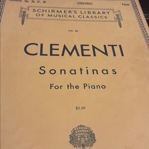 Clementi Sonatinas Sheet Music vol 40